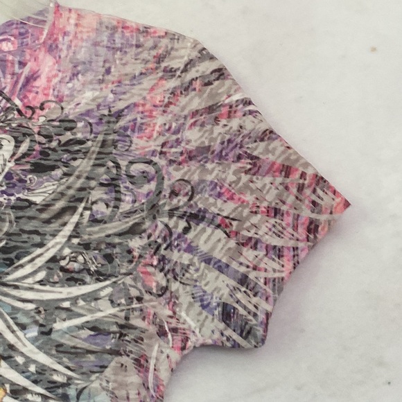 Multi Color Sublimated Fleur De Lis T-Shirt - Picture 5 of 9